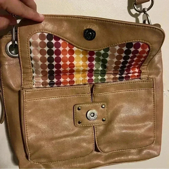 Franco Sarto Tan Crossbody with Wallet - Picture 3 of 12